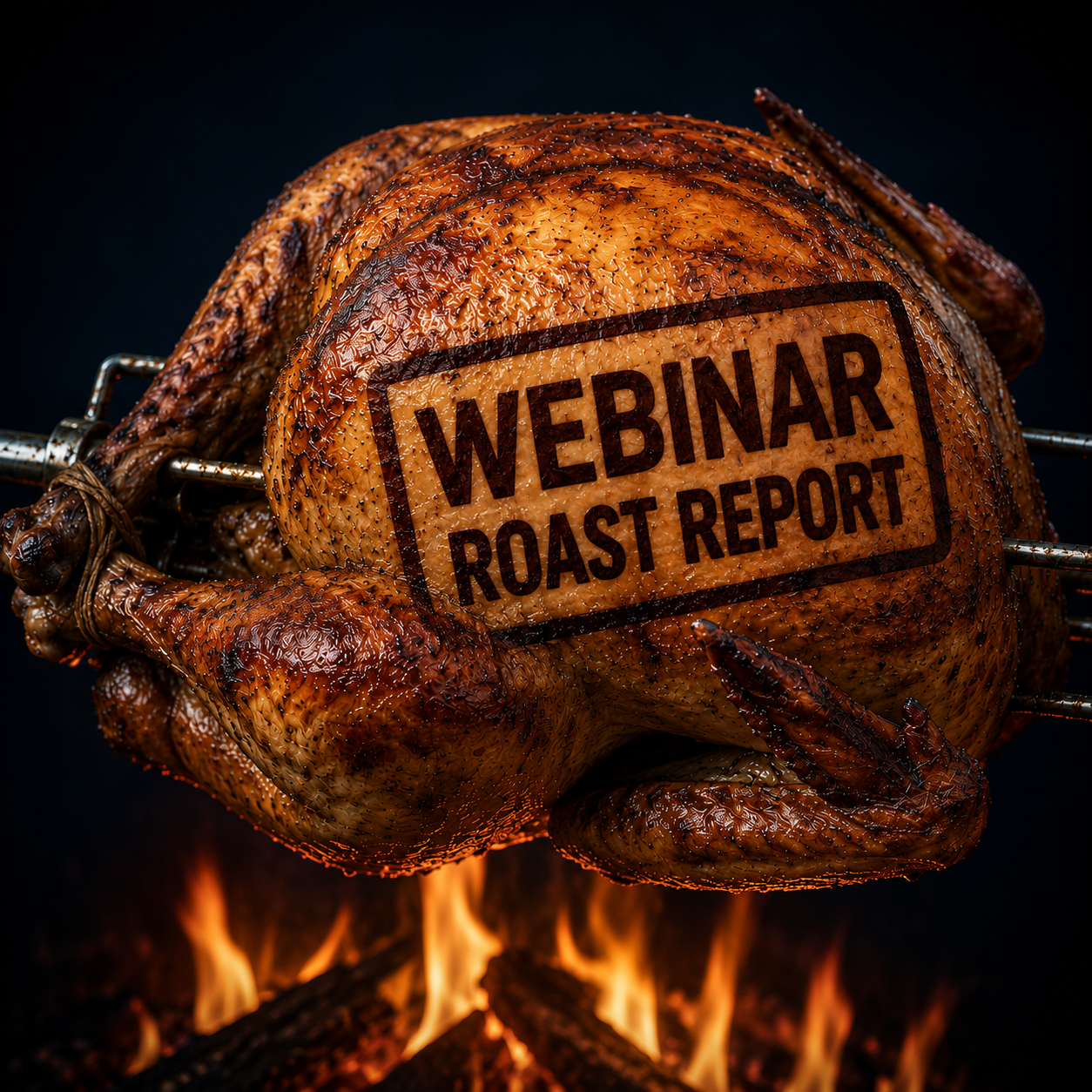 The Webinar Roast Report — direct, no-fluff critique of every webinar.